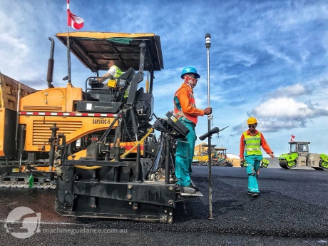 Machine Guided Paver