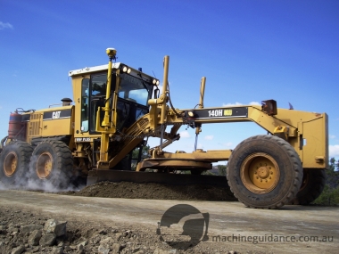 GPS Grader with Dual Masts